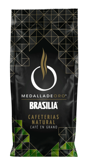 Bolsa de un un kilo de Medallo de Oro natural, distribuidores de café en Salamanca